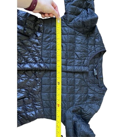 THE NORTH FACE JACKET BLACK QUILT SNAP ON Small Petite - Picture 4 of 12